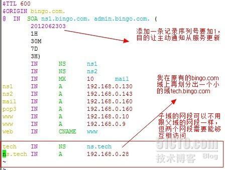 linux DNS子域授权（二）_linux