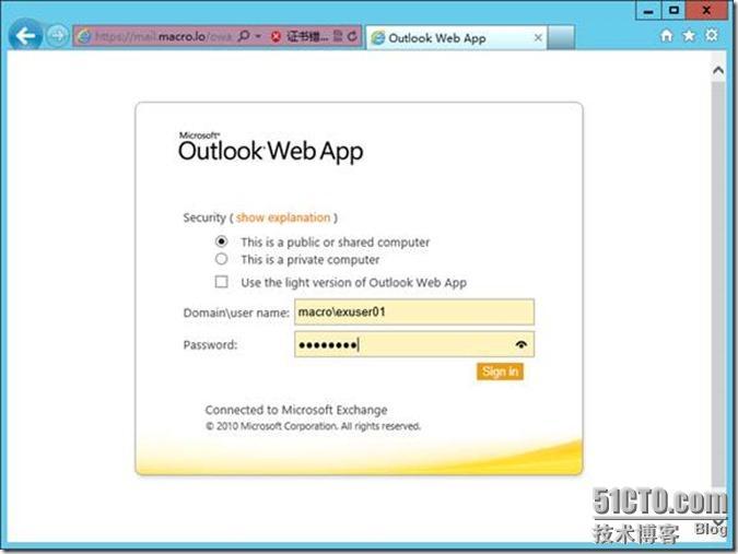 部署Exchange 2010（二）首台MailBox服务器_Exchange MailBox OWA_21