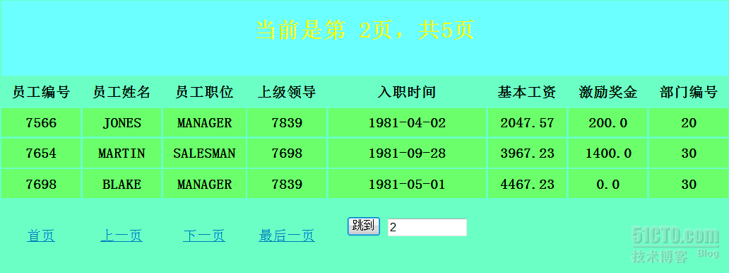 jsp练习模块之jsp+jdbc实现分页_jsp_02