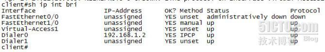 Cisco PPPOE 客户端及服务器配置 _cisco  pppoe_03