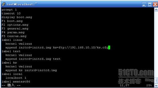  Red hat enterprise 5 +vsftp+tftp+dhcp+kickstart人值守安装_linux 无人自动安装_06