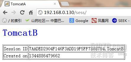 apache做tomcat的反向代理,并实现tomcat的会话共享_tomcat_03