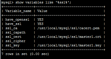 Mysql 主-主复制 + ssl认证_ssl认证