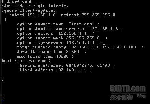 CentOS DHCP_CentOS DHCP