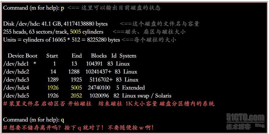 磁盘的分区、格式化、检验与挂载_fdisk_06