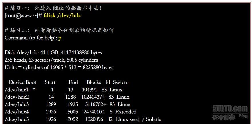 磁盘的分区、格式化、检验与挂载_mke2fs_10