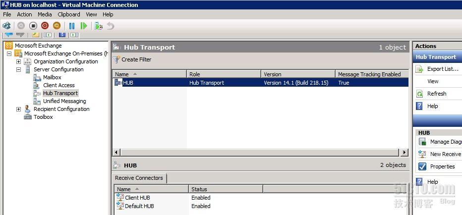 Exchange2010部署---HUB角色安装_HUB_08