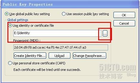 SecureCRT 用ssh key登录_ssh_03