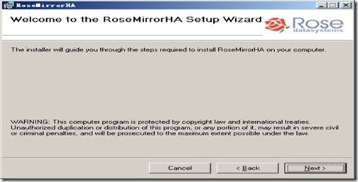 RoseMirrorHA For SqlServer安装配置_安装配置_04