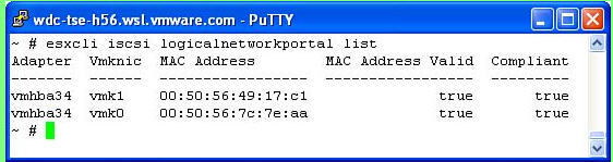 使用命令行查看iSCSI SW Initiator配置及网络_iscsi_02