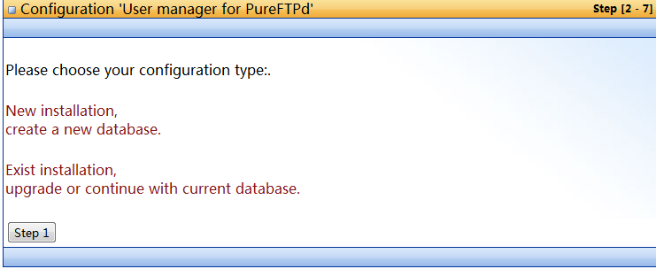 pureftp+user mange for pureftp +修改配置文件_pureftpd_02