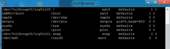 linux磁盘阵列实战_实战_13