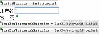 Asp.Net Ajax---TextBoxWateramrk控件使用_效果