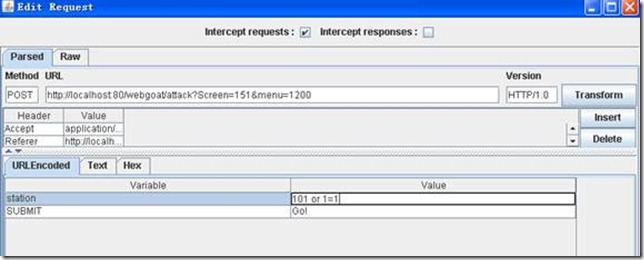 Webgoat 笔记总结 -Injection flaws_style_04