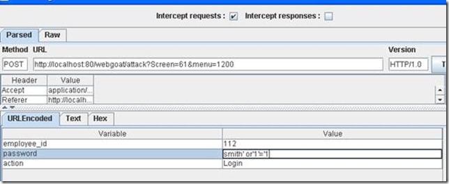 Webgoat 笔记总结 -Injection flaws_的_13