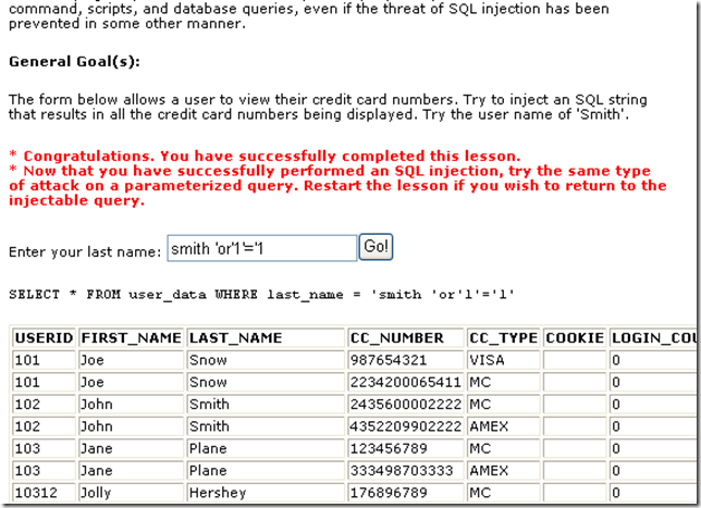 Webgoat 笔记总结 -Injection flaws_blank_16