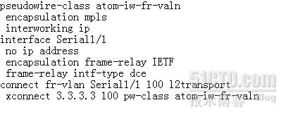 使用MPLS桥接互联-----Frame Relay-to-vlan _vlan_02