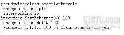 使用MPLS桥接互联-----Frame Relay-to-vlan _MPLS_03