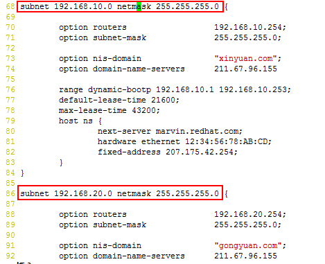 dhcp中继在企业中的应用_DHCP linux 