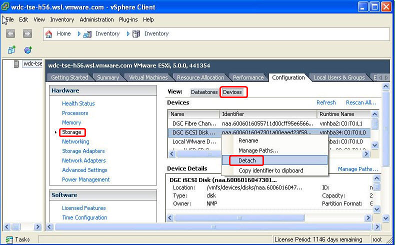 vSphere Howto: Remove a LUN from an ESXi server_lun_03