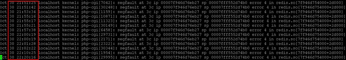 segfault at错误日志_segfault at_02