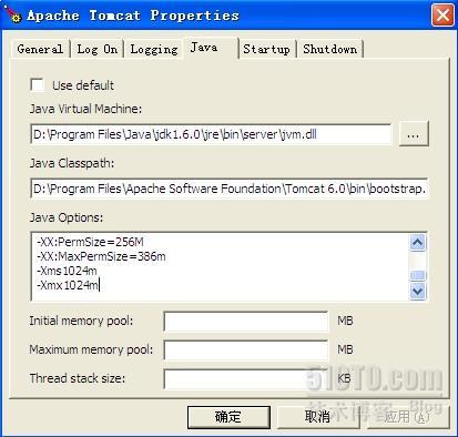 tomcat6.0 /7.0安装版内存溢出设置_Tomcat安装版 内存设置_02