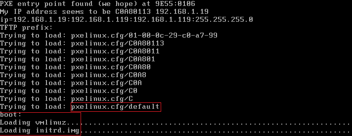 DHCP+TFTP+PXE自动网络引导安装Linux操作系统_Clickstart_02