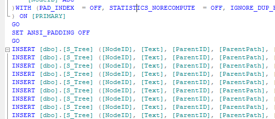 在SqlServer 2008中将数据导成脚本_sql_06