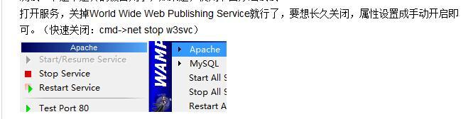 IIS与wamp的Apache端口冲突了，冲突端口为80_百度一下_04
