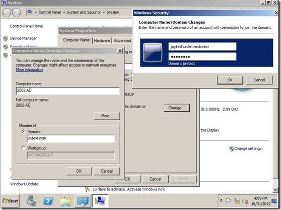 Windows Server 2003 AD Upgrade to Windows Server 2008 AD_server