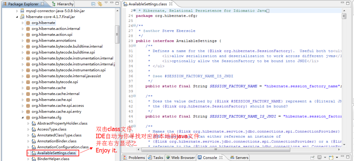 MyEclipse中为导入的jar包添加java原文件，可以直接查看java源码_添加java原文件_05