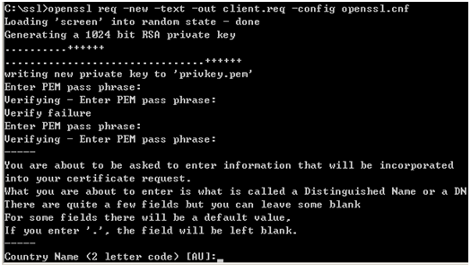 openSSL制作简单的服务器端和客户端证书_openSSL_03