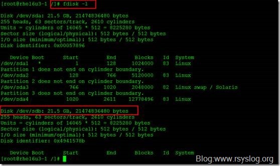 Linux LVM逻辑卷配置过程详解（创建，增加，减少，删除，卸载）_Linux逻辑卷_05