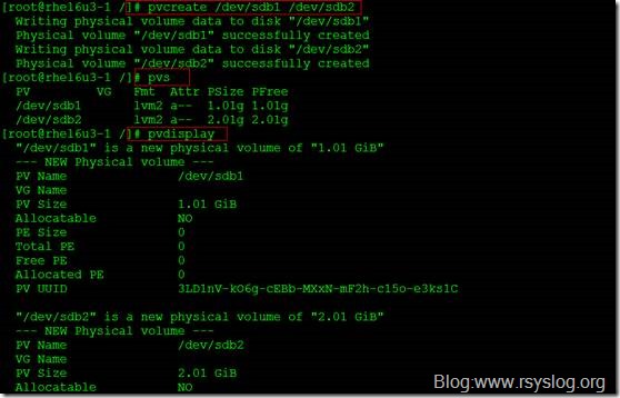   Linux LVM逻辑卷配置过程详解（创建，增加，减少，删除，卸载）     _linux_11