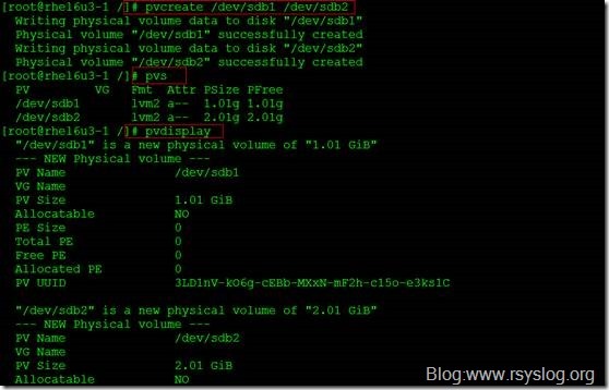 Linux LVM逻辑卷配置过程详解（创建，增加，减少，删除，卸载）_linux磁盘管理_10