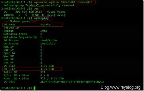 Linux LVM逻辑卷配置过程详解（创建，增加，减少，删除，卸载）_LVM_11