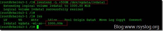   Linux LVM逻辑卷配置过程详解（创建，增加，减少，删除，卸载）     _操作系统_19