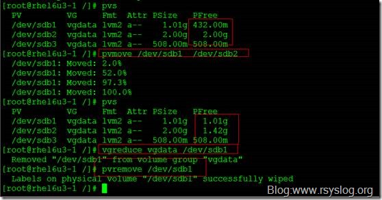   Linux LVM逻辑卷配置过程详解（创建，增加，减少，删除，卸载）     _超链接_25