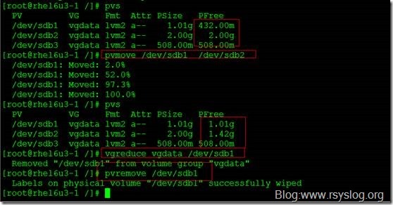Linux LVM逻辑卷配置过程详解（创建，增加，减少，删除，卸载）_Linux基础_24