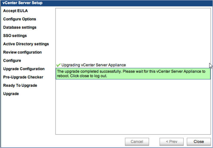 Upgrading your vCenter Server Appliance from version 5.0 to 5.1_vcsa_10