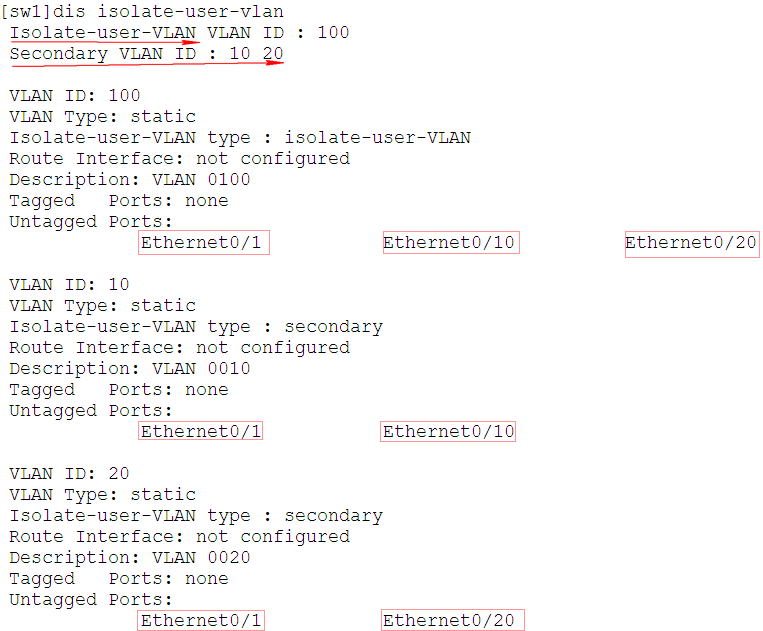 isolate-user-vlan的配置_isolate-user-vlan_02