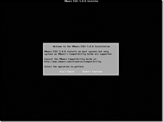 VMware ESXI 5安装_ESXI
