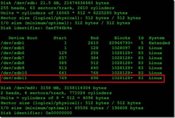 RAID磁盘阵列详解以及软RAID的实施部署_Linux下RAID_11