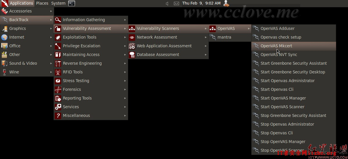 BackTrack5漏洞评估之OpenVAS(Open Vulnerability Assessment System)_backtrack