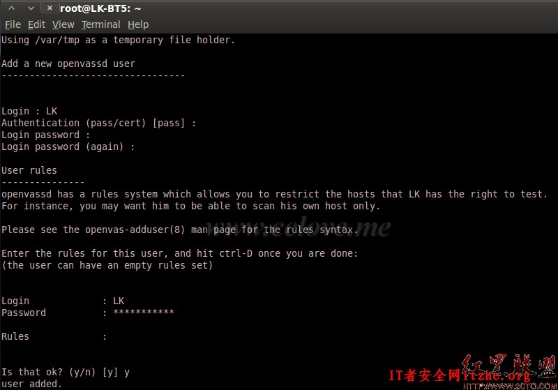 BackTrack5漏洞评估之OpenVAS(Open Vulnerability Assessment System)_openvas_05