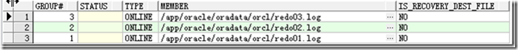 ORACLE Redo Log 及LOGMNR配置使用_ORACLE_05