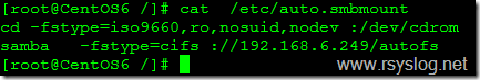 Linux下autofs自动挂载小实例两则。_Linux实战_03