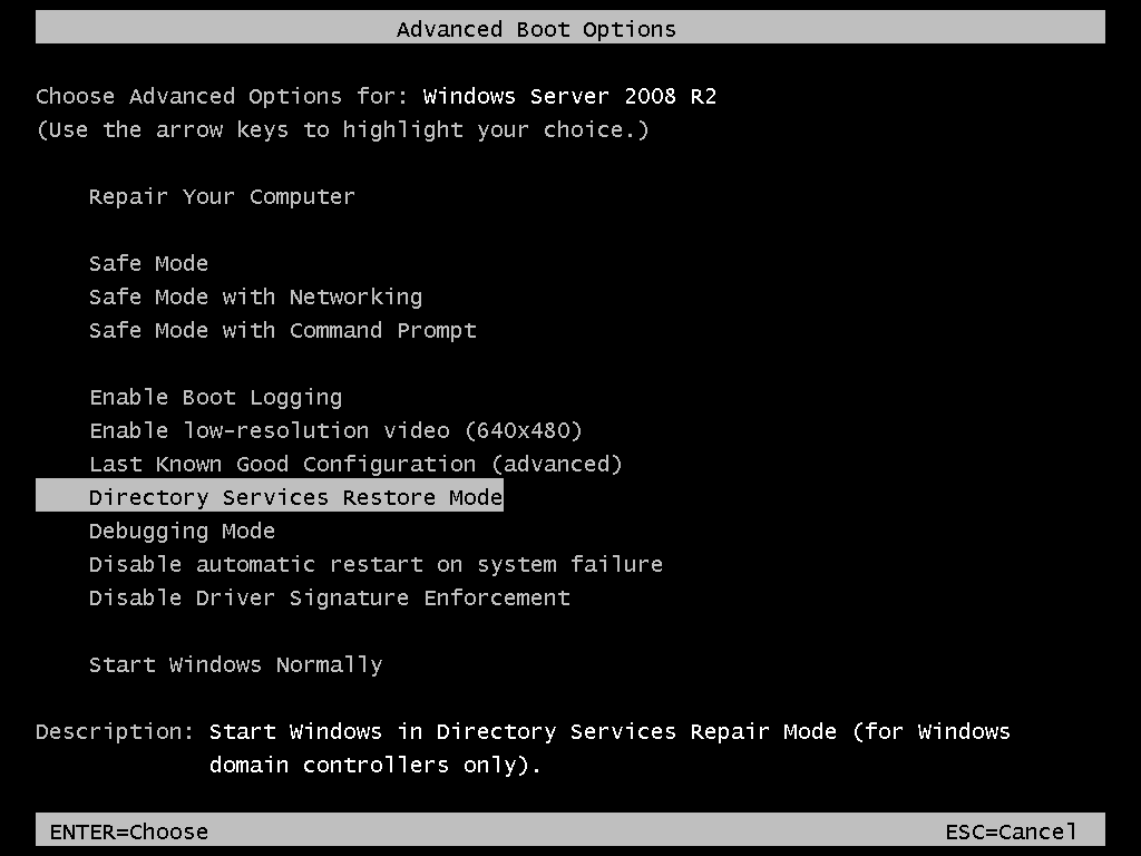 灾难恢复：使用Symantec Backup Exec恢复唯一一台域控制器的系统状态_  DC