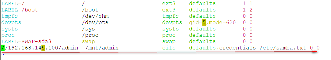 samba服务器基本配置及挂载和自动挂载_samba_09