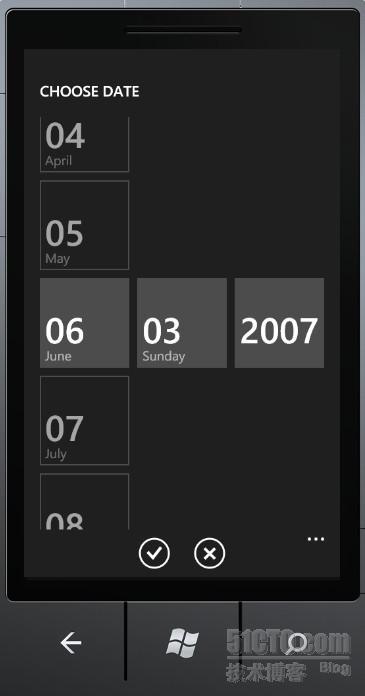 Windows Phone 7 日期选择控件DatePicker和时间选择控件TimePicker _TimePicker 